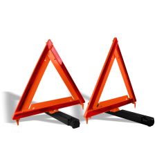 Triángulos reflejantes con bolsa de vinil 17” (1 Par)